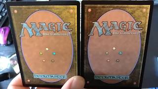 MTG - Dominaria - Printing error - Faded backs