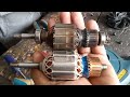 Way to fit a new armature of air blower ,