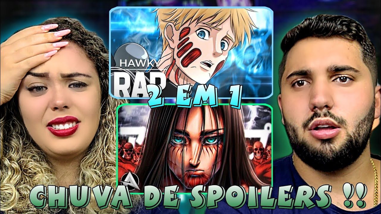 REACT - |2 EM 1| Eren Yeager | O Sacrifício Do Vilão | AniRap e O QUÃO CRUEL ESSE MUNDO ERA | Armin