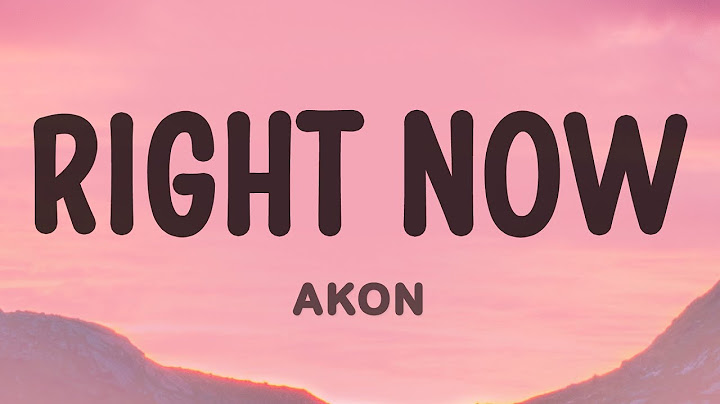 Right Now (Na Na Na) Lyric Video version - Lyric Video performance video thumbnail