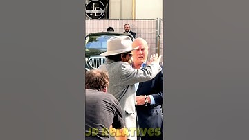 Fans Go Wild as Johnny Depp Arrives at Dior Show in Paris