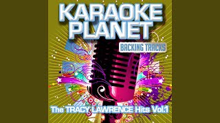 Lessons Learned (Karaoke Version In the Art of Tracy Lawrence)