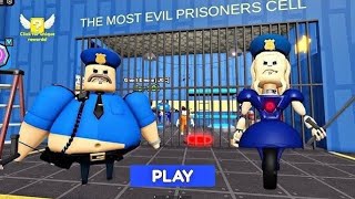 POLICE GIRL! BARRY 2 PLAYER ESCAPE PRISON V2! roblox Gameplay Walkthrough No Death 4K  