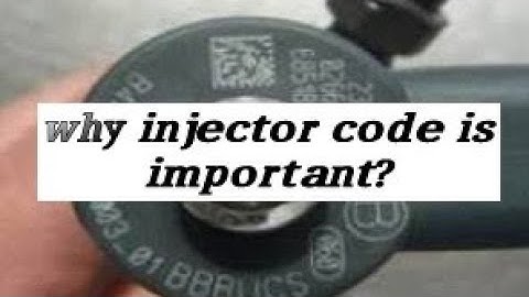 Injector Coding Explained