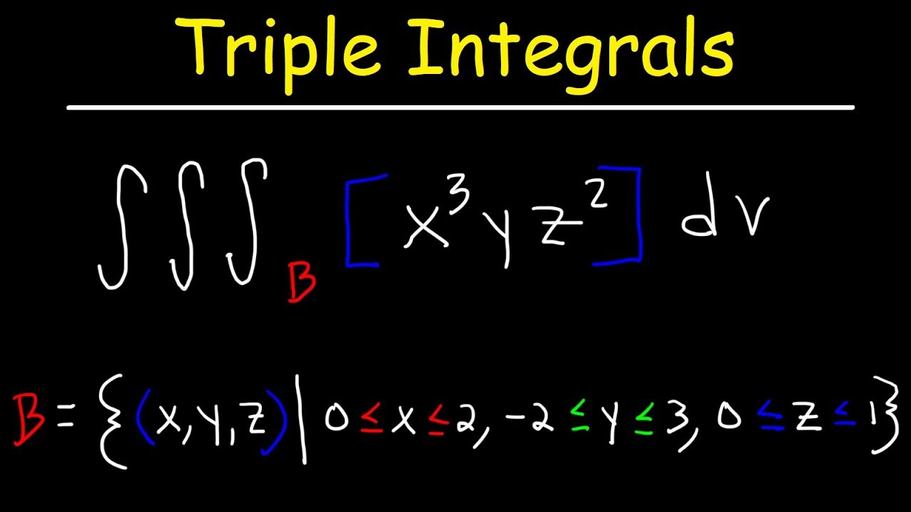 Triple Integrals - Calculus 3