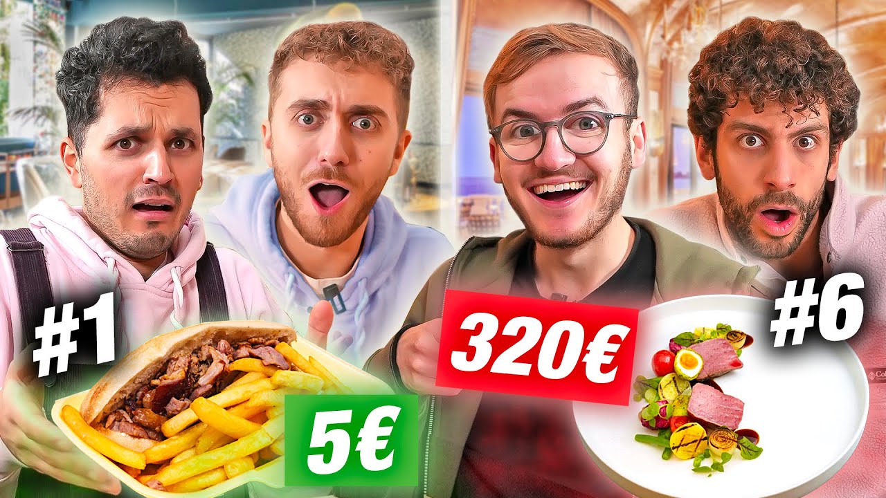 On mange dans 8 restaurants de plus en plus chers en 24h