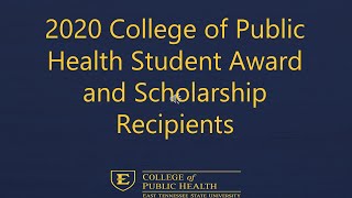 Student Awards Video 2020