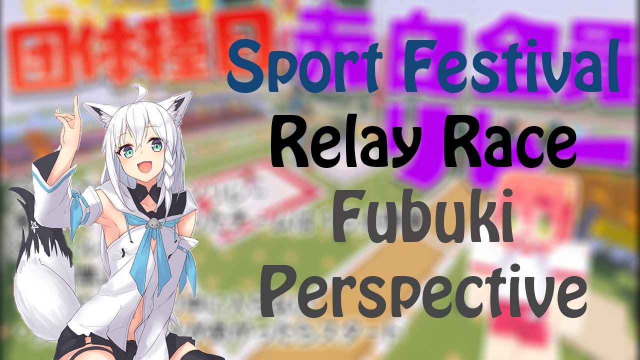 Shirakami Fubuki Perspective on Fixed Relay Race Highlight Hololive Sport Festival