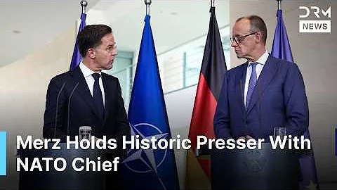 FULL PRESSER: NATO Chief Rutte, German Chancellor Merz Warn of New Era at Explosive Briefing | AC1G