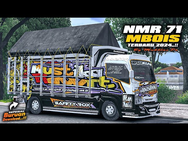 SHARE!! MOD TRUCK NMR 71 MBOIS TERBARU BY MUKHLAS PO || MOD BUSSID TERBARU class=