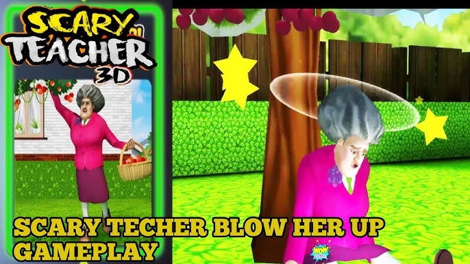 scary teacher 3d game, scary teacher prank, free the cat, shiva and kanzo  gameplay