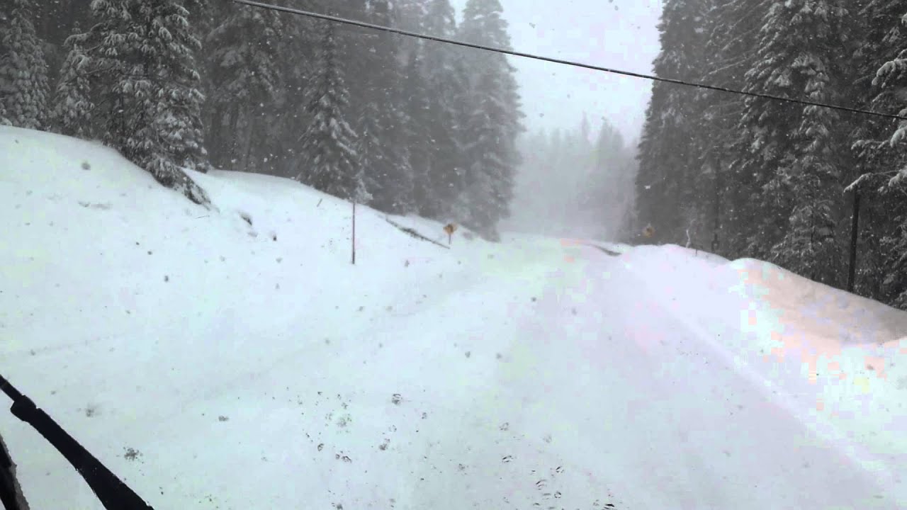 Snow Oregon Hwy 140 YouTube