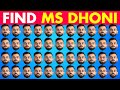 Find the odd cricket player  can you find ms dhoni virat kohli rohit sharma