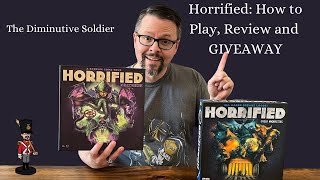 Horrified how to play, review and GIVEAWAY! @thediminutivesoldier