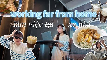 một ngày làm việc xa nhà (tại Đà Nẵng) | working far from home vlog
