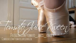 Ballet Stocking Tease by Tomato Juice Kween (Flexibility workout in layered nylons & ballet shoes)