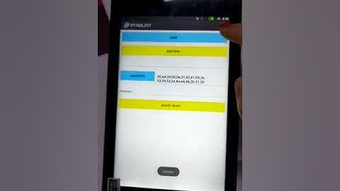 PT7003 Android handheld pos termial with dual screen testing video