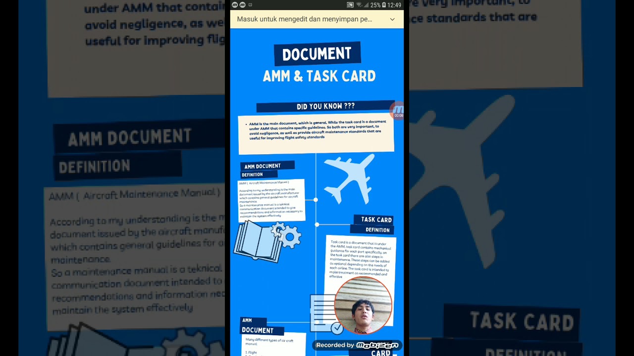 AMM Document & Task Card video - YouTube