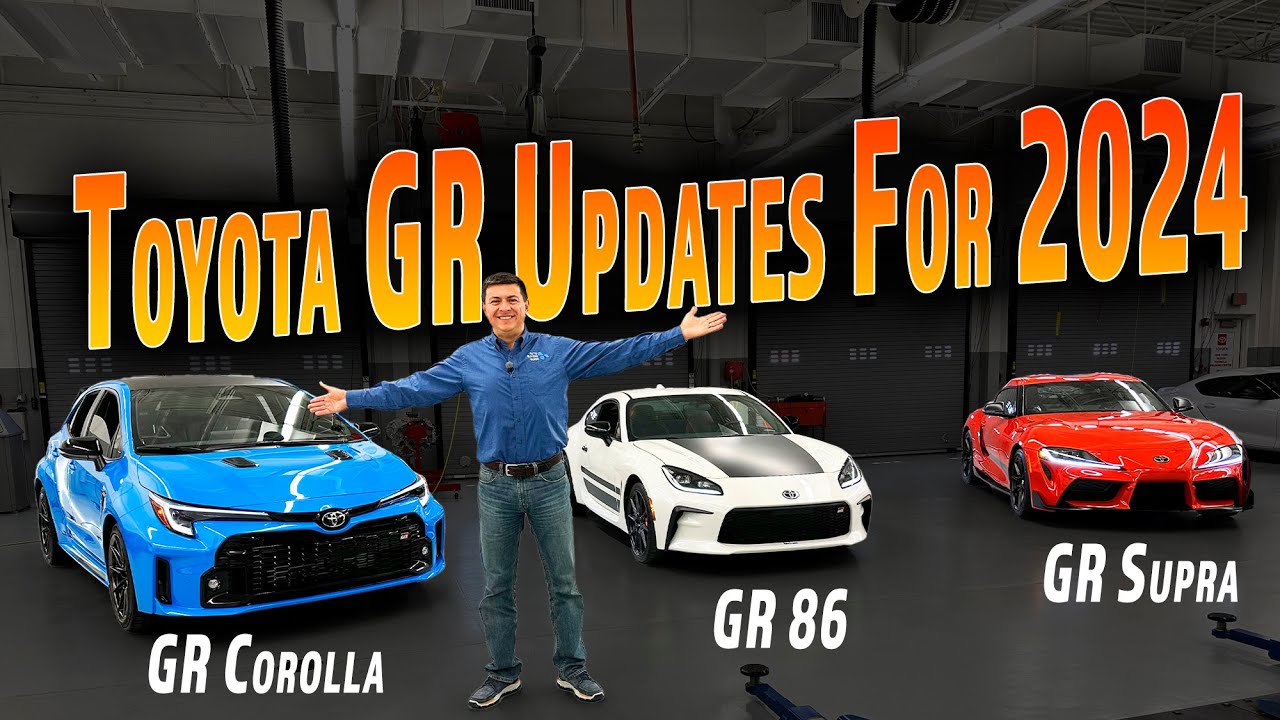 Toyota Updates The 2024 GR Corolla, GR 86, and GR Supra!