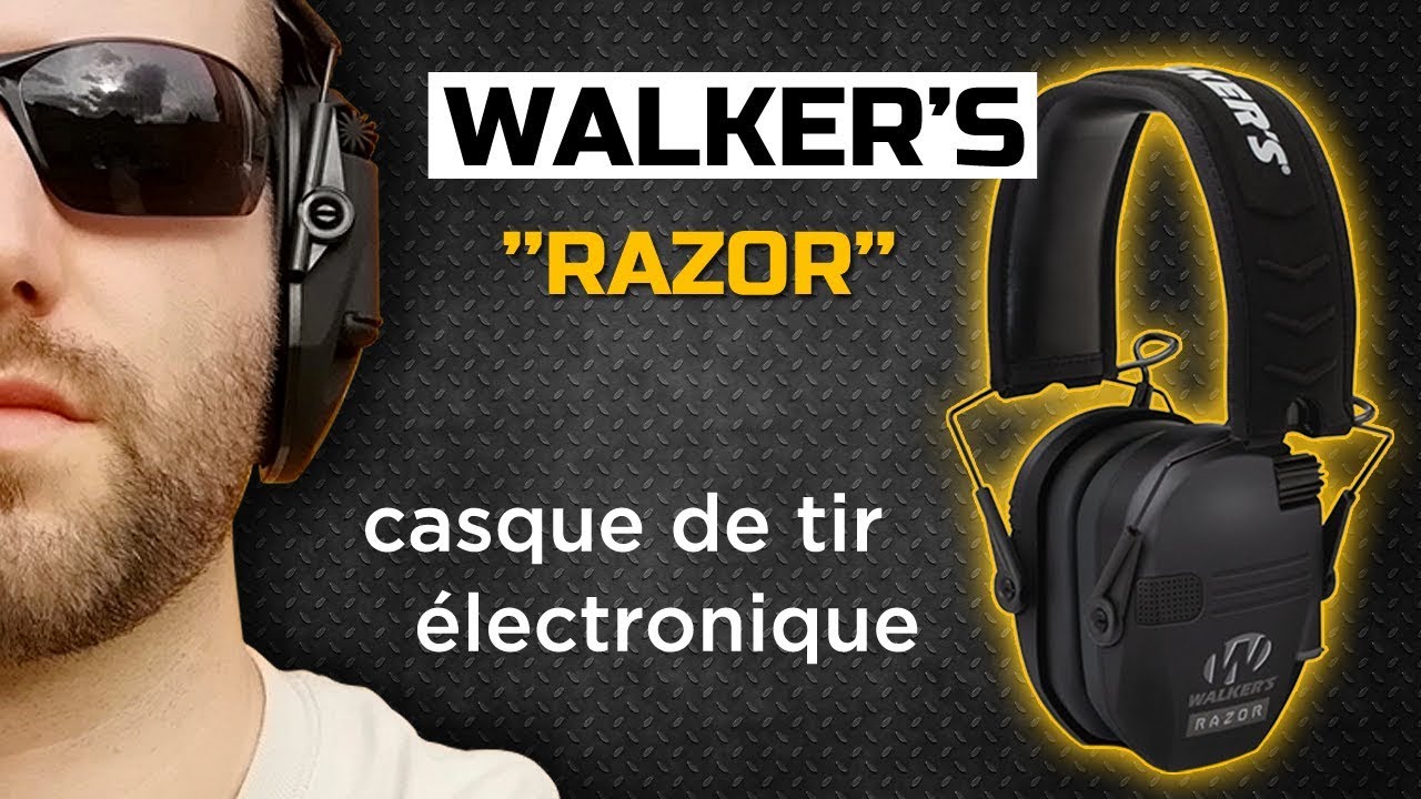 Présentation du casque de tir Walker's RAZOR 