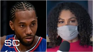 Kawhi Leonard received 8 stitches after collision with Serge Ibaka - Malika Andrews | SportsCenter