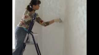 видео Декоративная покраска стен своими руками