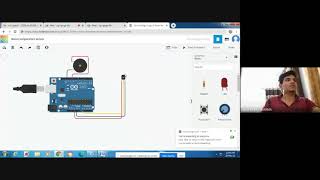 Room temperature sensor || Arduino uno || Tinkercad || IIIT KOTA