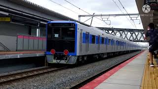 都営6500形6505F甲種輸送 DE10-1743牽引 JR淡路通過 ズーム撮影