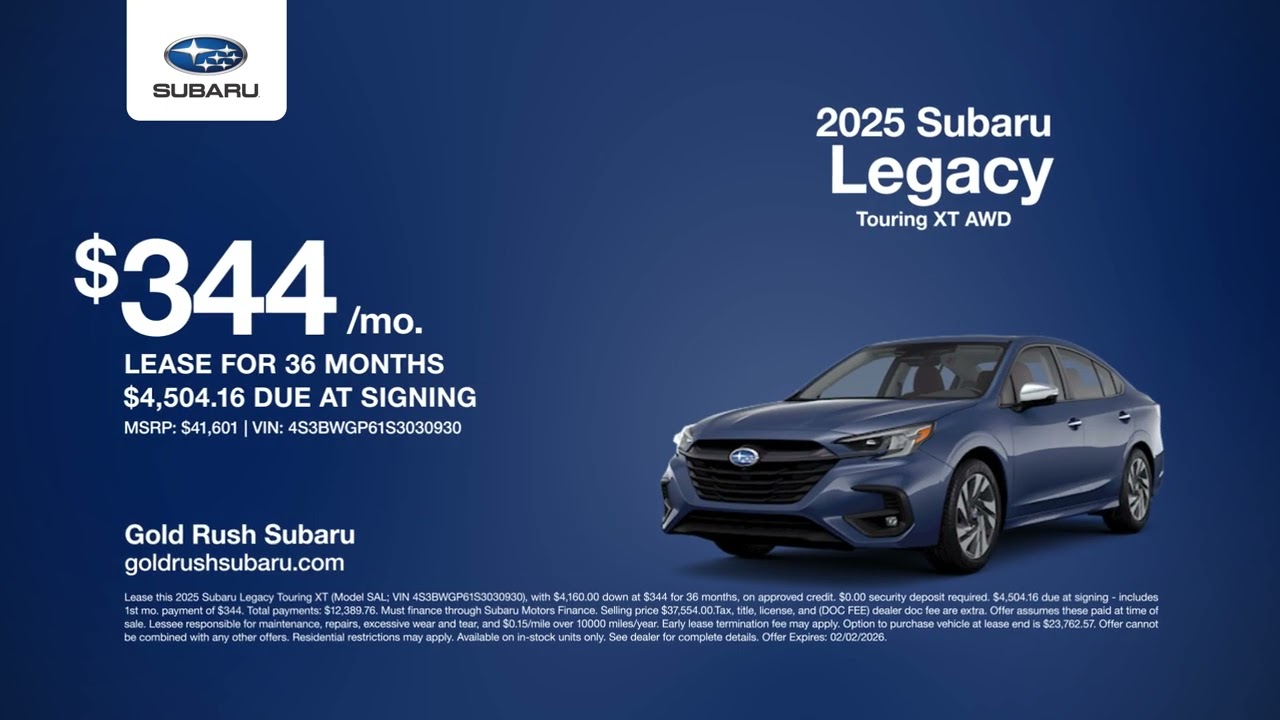 Subaru Legacy 01/14/2026 6760549