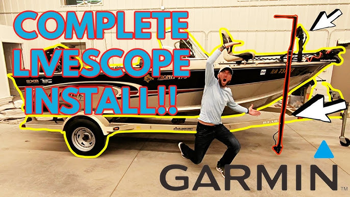 Best Garmin Livescope Mount for Your Boat! (Complete Setup Walk Through) 