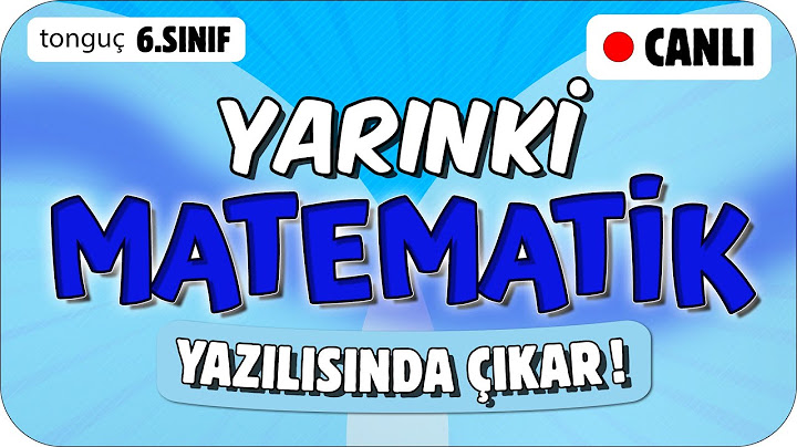 YARINKİ MATEMATİK SINAVINDA ÇIKAR! ✍🏻 6. SINIF #2025