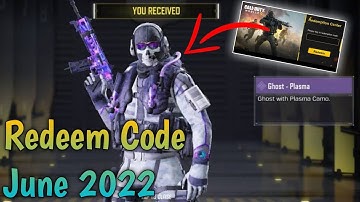 Call Of Duty Mobile Redeem Code | Codm Redeem Code | June Codm Redeem Code | Codm Codes 2022