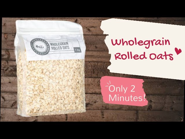 Hello Foods - Wholegrain Rolled Oats - YouTube