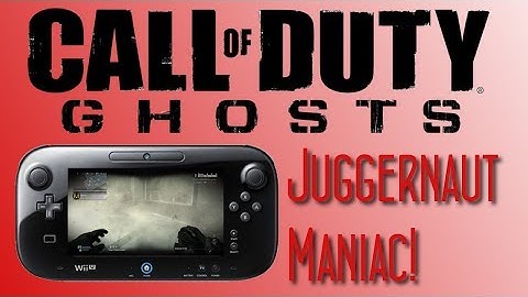 "Call Of Duty: Ghosts Wii U Gameplay" - JUGGERNAUT MANIAC Killstreak! - Online Multiplayer