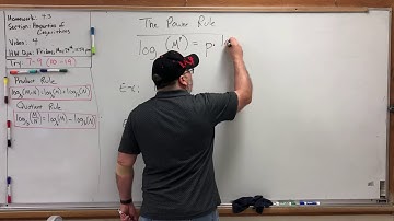 HW 4.3 Properties of Logarithms (4)  – The Power Rule
