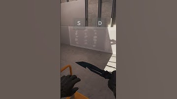 CS2 How to go down ladders Fast without sound #shorts