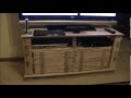 Wood Pallet TV Stand Project