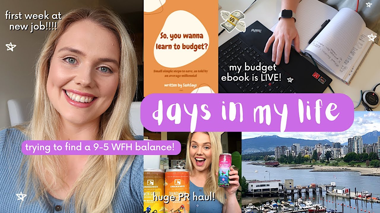 Days in my Life Vancouver launching budget ebook, workouts, PR haul