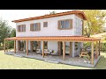 Shipping container house  simple  cozy home