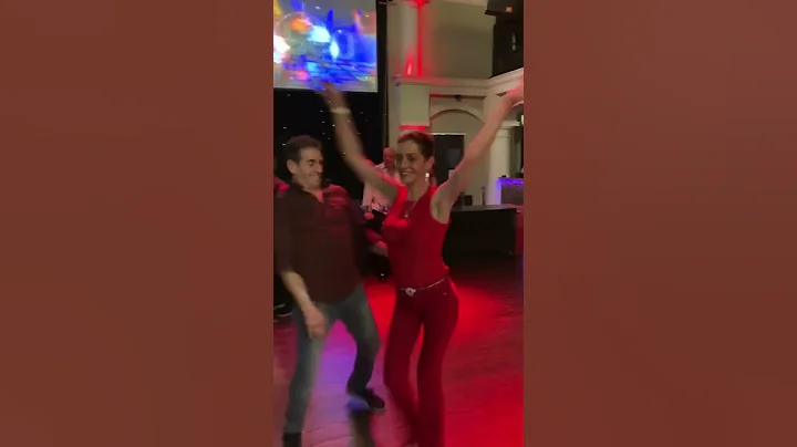 Hustle dancing Ron Bess & JoAnne Piazza at Coopers...