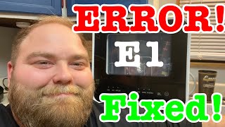 ERROR CODE (E1) FIXED! Farberware Complete Portable CounterTop Dishwasher CODE Fixed!
