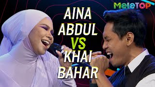 Epic! Battle MeleTOP | Aina Abdul vs Khai Bahar | Easy on me | Danial & Sherry