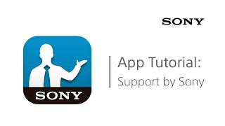 App Tutorial: Support by Sony screenshot 3