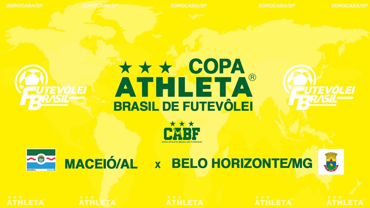 MACEIÓ/AL X BELO HORIZONTE/MG - COPA ATHLETA DE FUTEVÔLEI #FutevôleiBrasil  #FTVBRASIL 