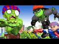 Scary Teacher 3D || Team Super hero defeat group Zombie vs dinosaur despot to rescue baby Nick