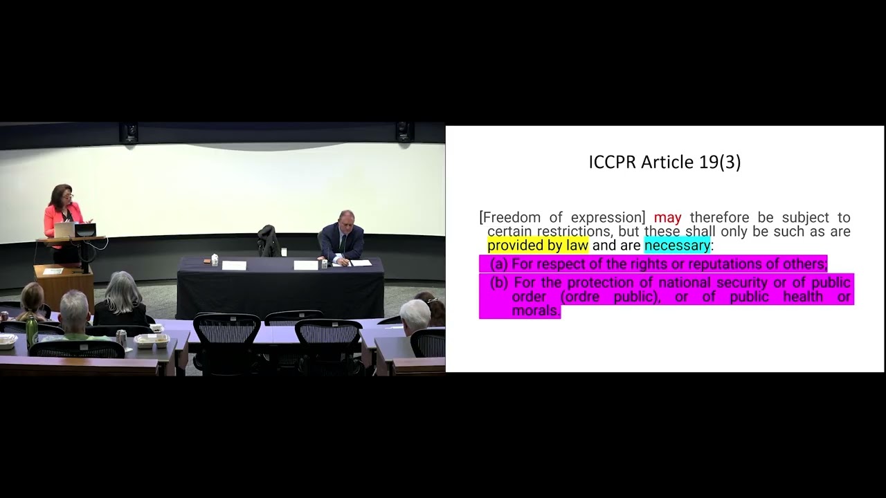 International Human Rights Law, Social Media, & Content Moderation