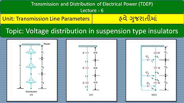 TDEP || Lecture-6 Voltage distribution in suspension type insulators || String Efficiency (Hindi)