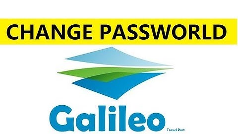 Galileo Password Change With in 1 Mint || How To Change Galileo Password