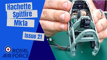 Build the Spitfire Mk1a - Adding the control column and cockpit floor