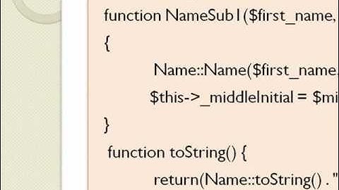 Object Oriented Concept in PHP part 2-2